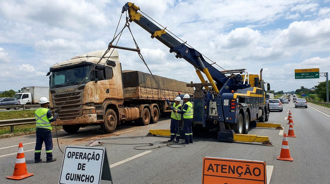 Reboque de Caminhão Baú em Sobradinho‑DF